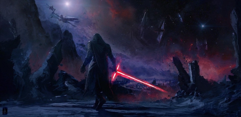 Dark, illuminated, red, 1080P, nature, smoke - physical structure, luminosity, Lightsaber, Hood, motion, Night, metal industry, arts culture and entertainment