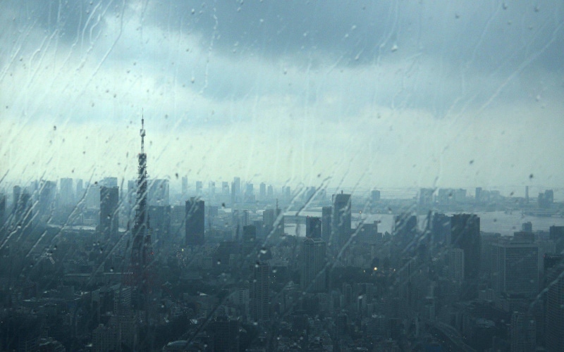 rain, urban, raining, 1080P, photos, tokyo, buildings, drops, glass, water, cityscapes, tower, cities, japan, city