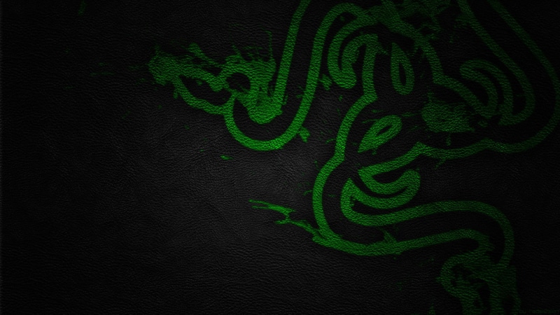 leather, Gaming Series, green, snake, logo, Razer, 1080P
