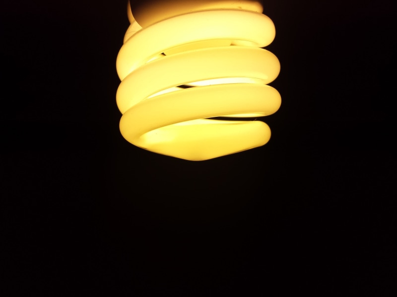 LEDs, low angle view, no people, lighting equipment, indoors, energy efficient lightbulb, domestic room, light bulb, glowing, electrical equipment, copy space
