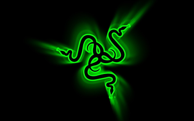 green, black, logo, hardware, 1080P, razer, background, gaming