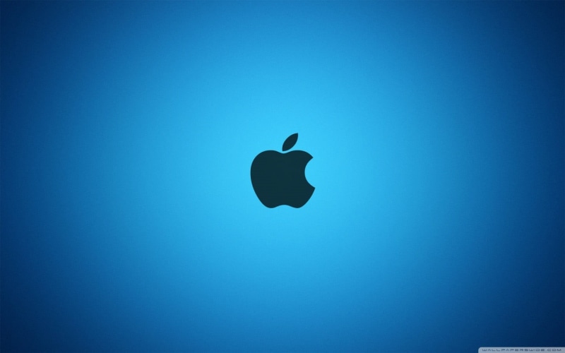 animal themes, day, flying, copy space, blue background, Apple Inc., no people, blue, silhouette, 720P, animal wildlife, animal, bird, low angle view