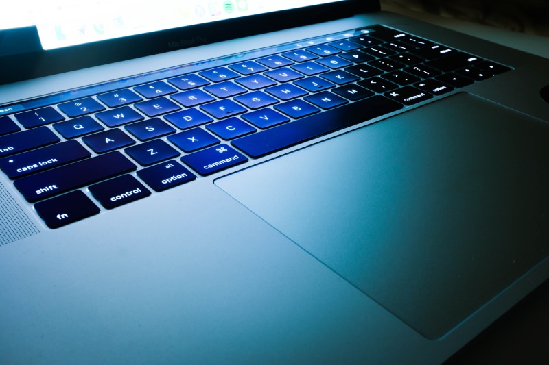 no people, text, create, computer equipment, studio shot, develop, imac, high angle view, business, late, connection, blue, macbook., computer keyboard
