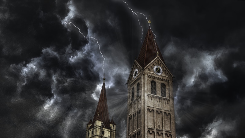 night thunderstorm, flash, background, fear, electricity, storm, nature, clouds, dark, place of worship, thunder, architecture, mood, sun, cloud - sky