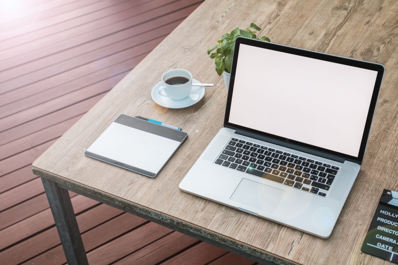 furniture, keyboard, apple, portable information device, brown, lancer, blank, cut, work, communication, pc, graphic tablet, office work, at home, notebook