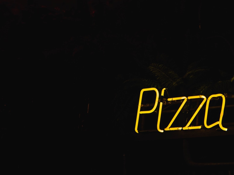 nightlife, indoors, lettering, emblem, neon, alphabet, illuminated, close-up, sign, copy space, black background, night, logo, signage, ampersand