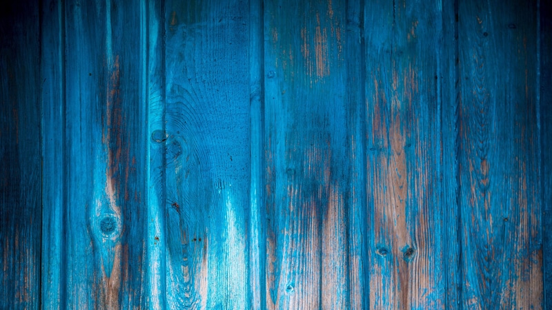 wood, blue, wooden slats, 5K