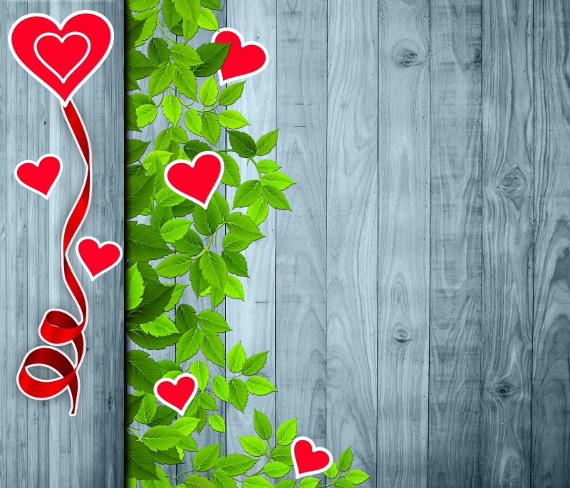 creativity, indoors, table, leaves, texture, romantic, flowering plant, fragility, pattern, flower, leaf, slats, plant part, wood, wood - material, beauty in nature