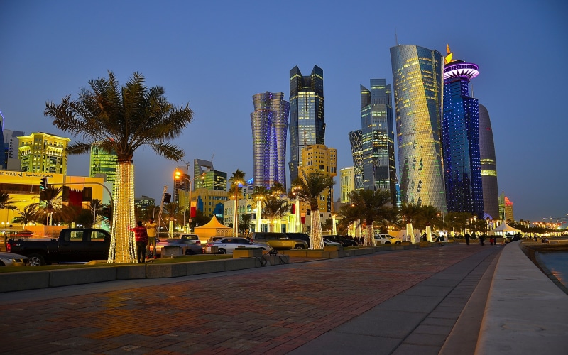 s, nation, shores, city, doha, east, populous, gulf, hd, 4K, country, persian, qatar, capital, desktop
