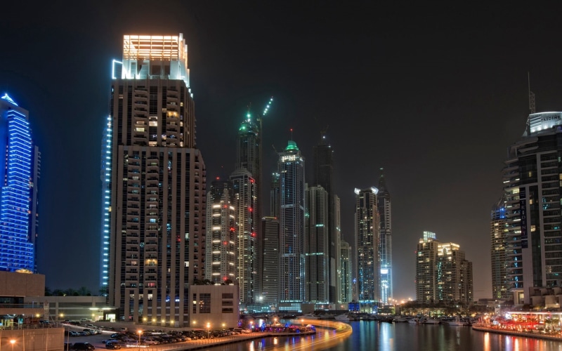 skyscrapers, construction Industry, china - East Asia, urban Skyline, outdoors, apartment, famous Place, office building exterior, dusk, urban Scene, hotel