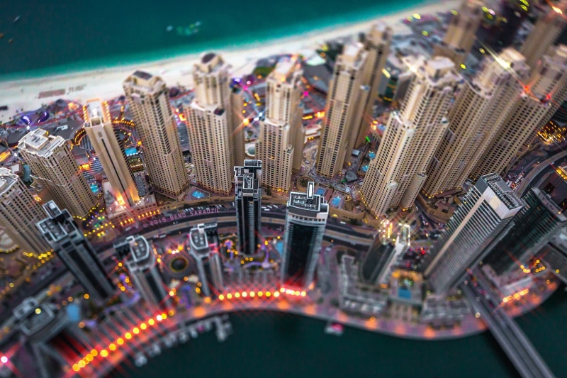 water, urban Scene, night, lights, aerial View, 1080P, travel destinations, architecture, building, no People, outdoors, sea, transportation, street, city life