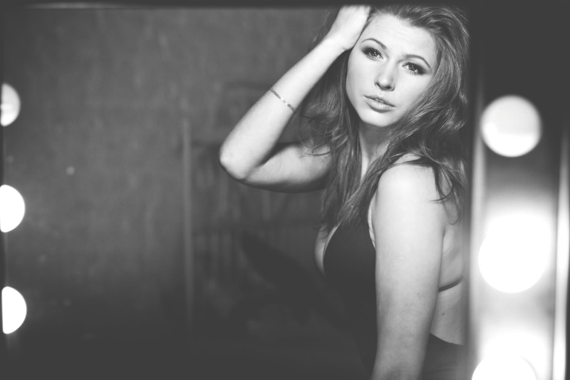 1080P, portrait, monochrome, sideboob, women, model, Yulia Topolnitskaya, actress