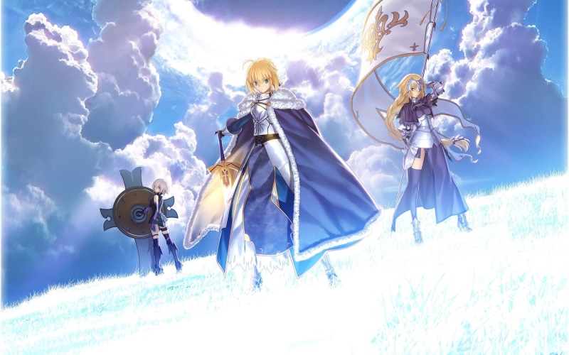 apocrypha, night, jeanne, d 039 arc, saber, takeuchi, takashi, 1080P, stay, fate