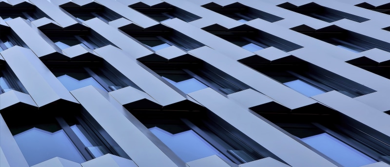 low angle shot, modern, architectural design, 5K, no people, city, full frame, glass, building exterior, facade, perspective, abstract, skyscraper, art