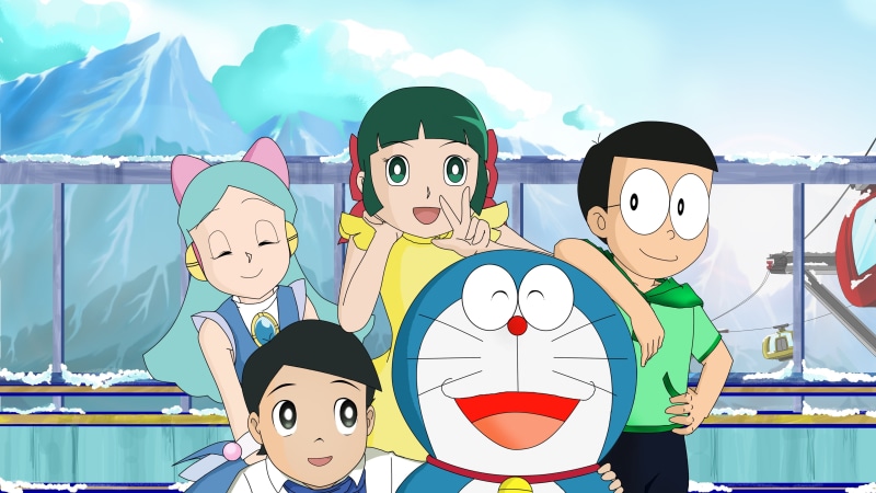 Doraemon, 4K, Friends