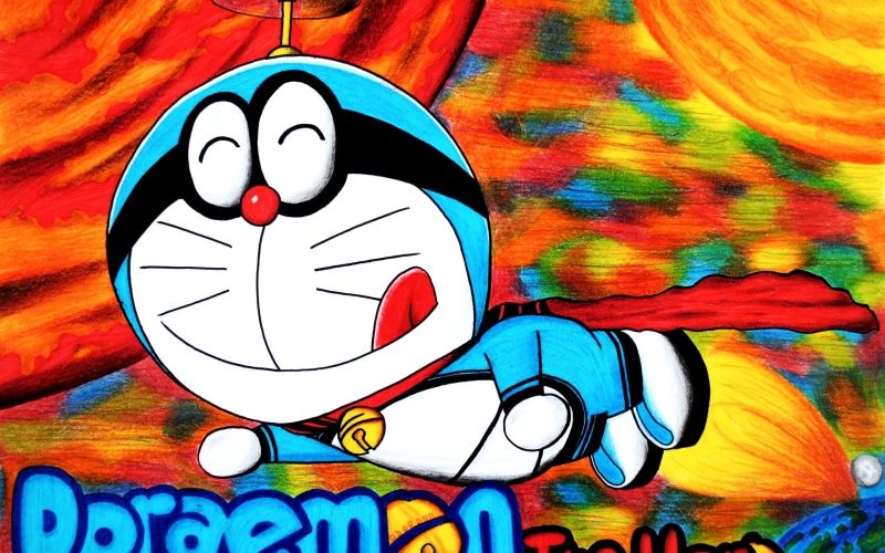 Colors, A, Doraemon, Colorful, 2K, Hero