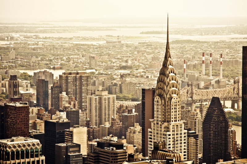 urban Scene, sunset, rockefeller Center, city Life, 1080P, crowd, architecture, the city, building Exterior, manhattan - New York City, building, urban Skyline