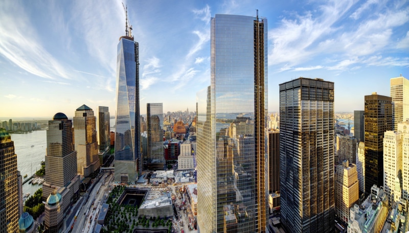 cityscape, WTC, tall - High, 1 World Trade Center, World trade center, manhattan - New York City, aerial View, office Building, business, no People, office