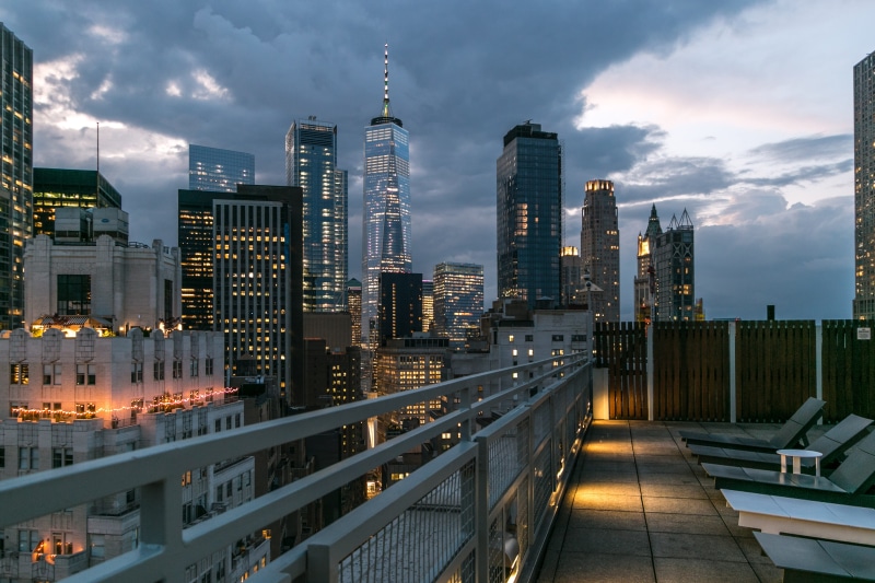 background, rooftop, world trade center, united states, ny, outdoors, new york city, office, illuminated, sky, one world trade, building exterior, office building exterior