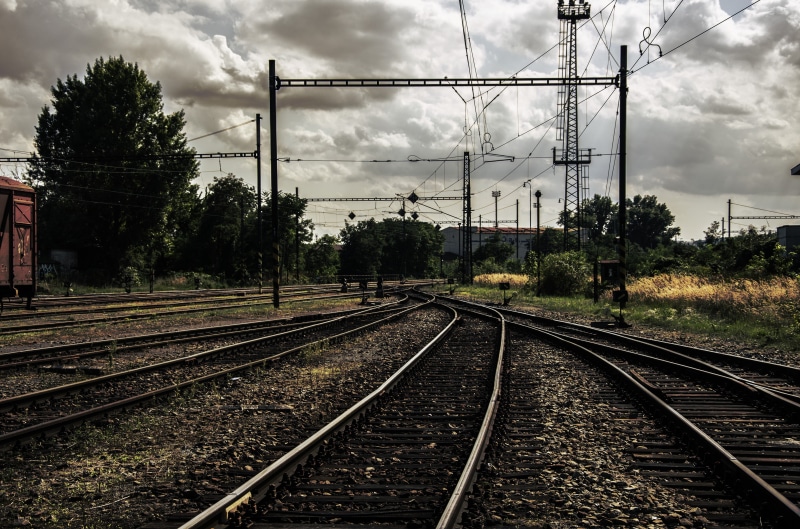 old, power line, Pripyat, car, transportation, electricity pylon, sky, railway, connection, track, Ukraine, 4K, plant, the way forward, direction, technology