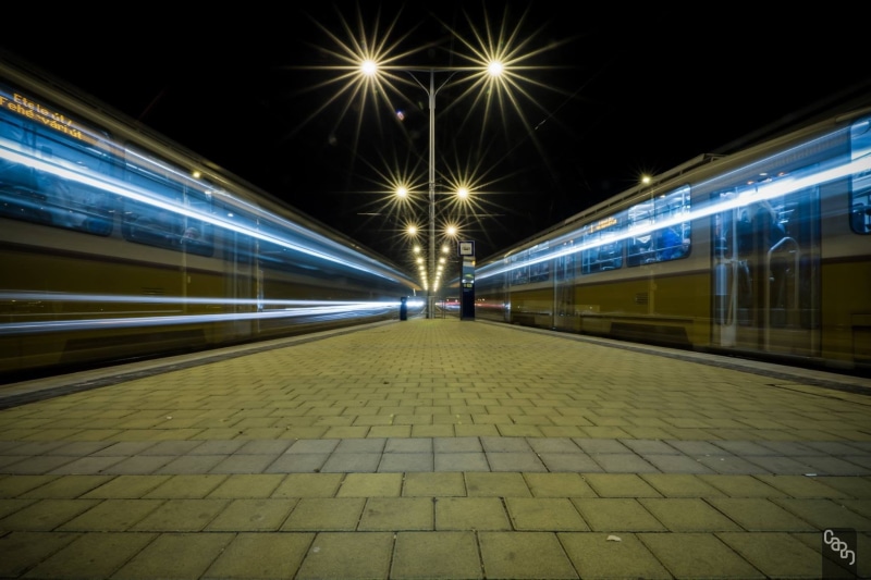 motion, speed, 1080P, rail transportation, Hungary, railroad station platform, mode of transportation, light trail, public transportation, blurred motion
