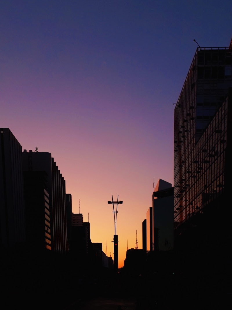 nature, clear sky, spring, no people, orange, romantic, city, building exterior, dusk, scenario, skyscraper, landscape, building, built structure