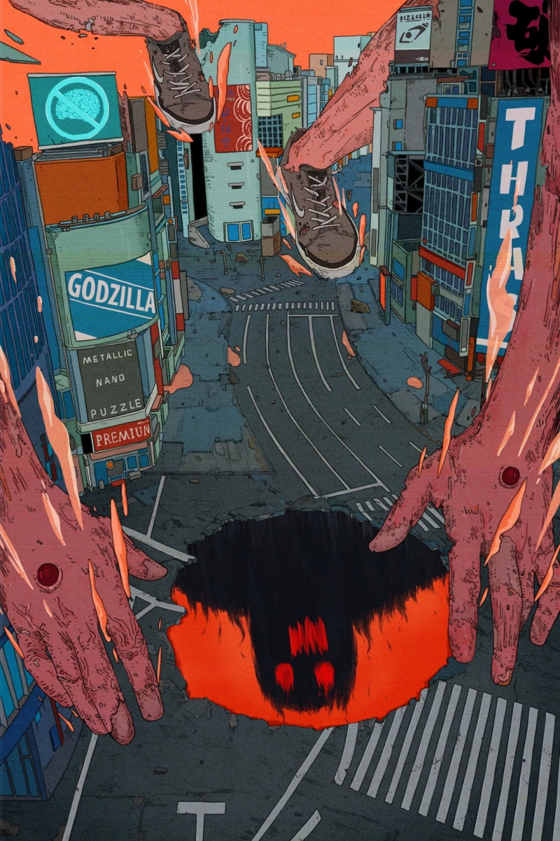 cat eyes, 2K, vaporwave, Dark Cyberpunk, red, cyberpunk