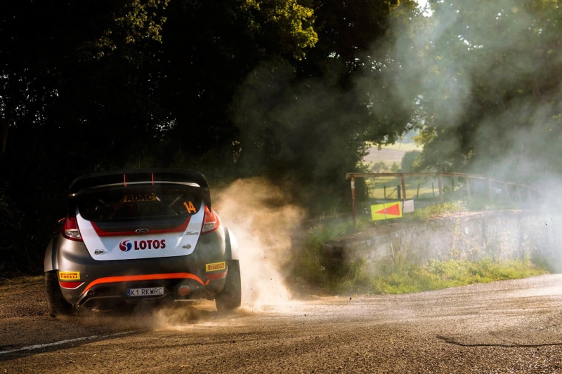 Ford Fiesta, race cars, wrc, sign, Robert Kubica, on the move, 1080P, street, Rallye, nature, motion, blurred motion, communication, tree, dust, smoke - physical structure