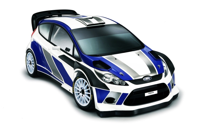 blue, Ford Fiesta, ford, white, rally, wrc, black, fiesta, door, hatchback, 2K