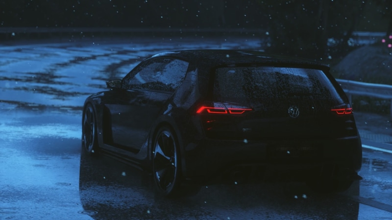 cold temperature, raindrop, rainy season, racing, road, door, motor vehicle, Driveclub, water, outdoors, street, land vehicle, rain, 1080P, wet, mode of transportation