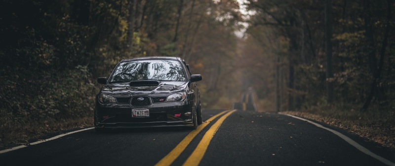 Rally, car, ultra-wide, Subaru Impreza, 2K