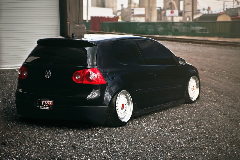 door, 1080P, tuning, Volkswagen, hatchback, MK5, Golf, black