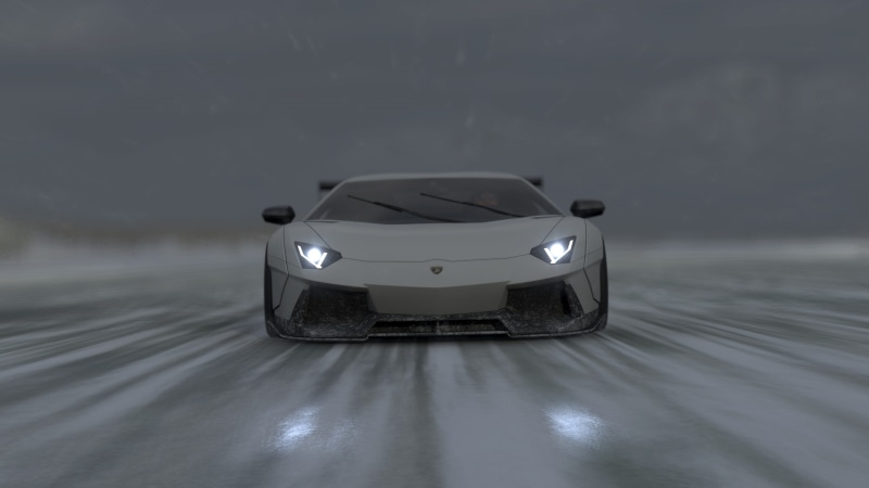 4K, Ferrari, vehicle, snow, Forza Horizon 4, road, video games, Forza
