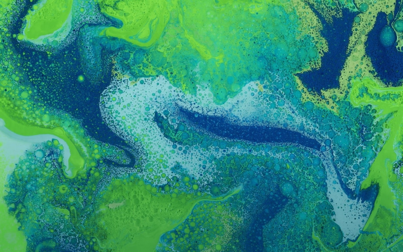 2K, x, os, vibrant color, desktop, green, painting, outdoors, art and craft, close-up, textured, blue, paint, mavericks, pattern, full frame,