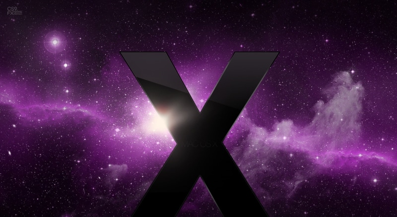 night, osx, sky, astronomy, stars, shiny, constellation, galaxy, futuristic, mac apple cs9, cs9 fx design, star field, mark, x, star, nebula, cs9, mac 2013