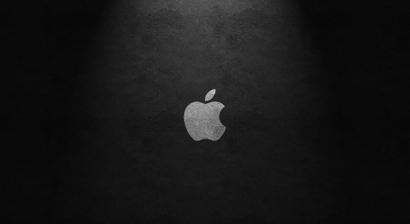 1080P, Mac, applelogo, leather, macintosh, elegant, Computers, computer, dark, black, apple