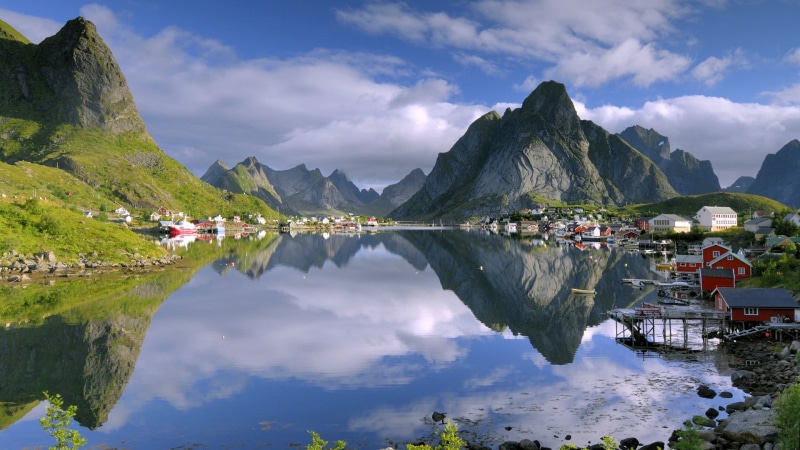 valley, europe, lofoten, tourist, blue, forest, fjord, travel Destinations, transportation, rural Scene, day, nature, rock - Object, journey