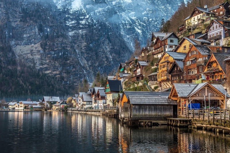 1080P, UNESCO monument, county, Austria, Hallstatt, Alps
