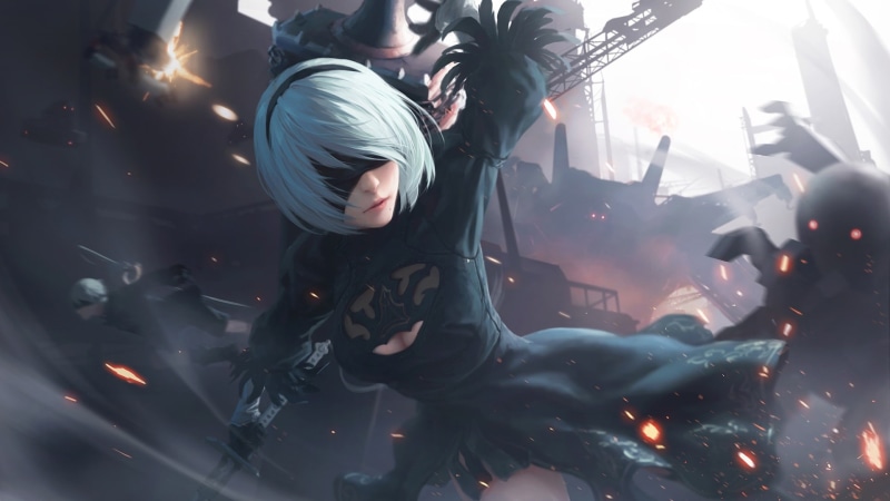 2b-9s, sensuality-sensual-sexy-woman-girl-art-nier, automata-yorha, game, 1080P