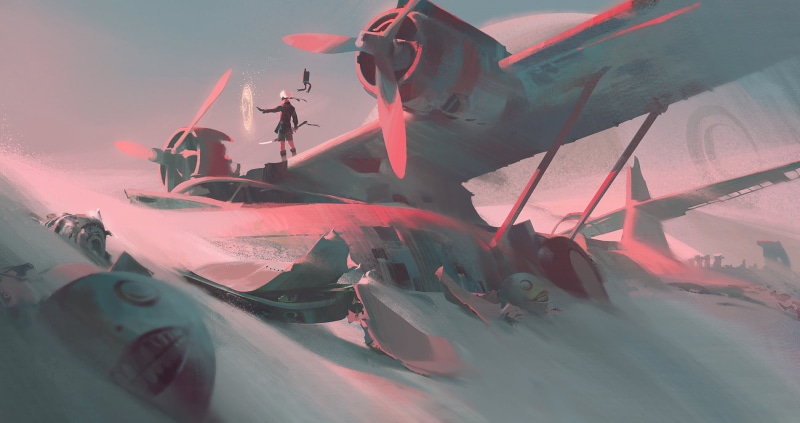 Airi, video game art, science fiction, 9S (Nier: Automata), Nier: Automata, artwork, 720P