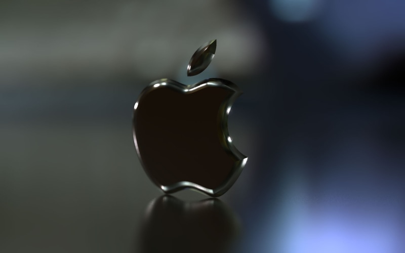 black, apple logo, 1080P, logo, apple