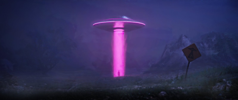 digital, UFO, 1080P, 3D visualization, ART_alien