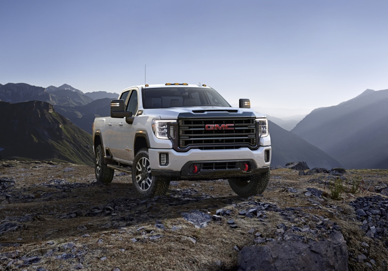 pickup, GMC, machine, 2500 HD AT4, 5K, Sierra, lights