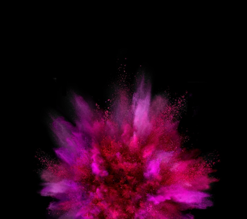 studio shot, bizarre, purple, digital, black background, explosion, face Powder, 1080P, multi Colored, backgrounds, smoke - physical structure