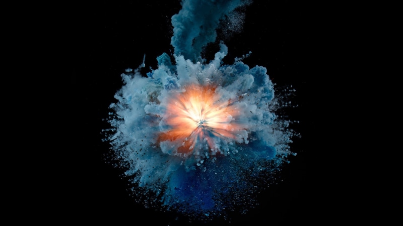 motion, nature, no people, creativity, studio shot, smoke - physical structure, water, indoors, talcum powder, colliding, clouds, destruction, exploding
