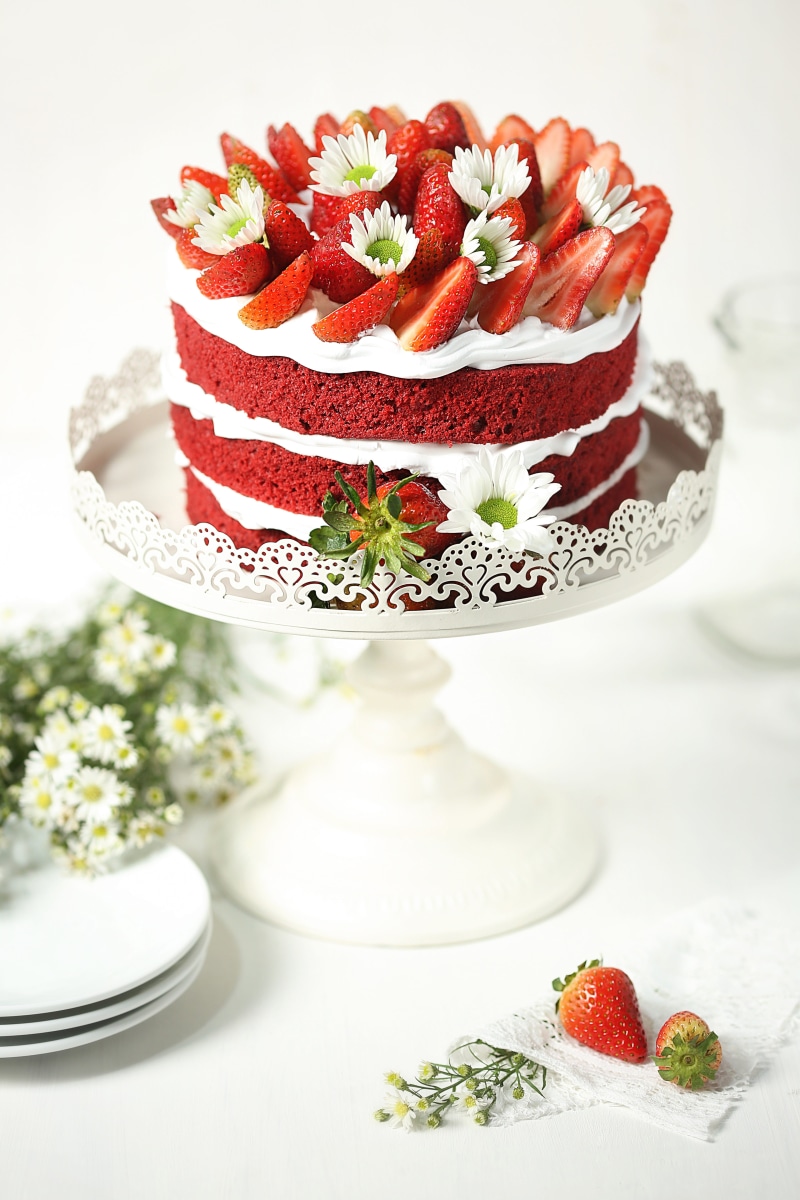 ball, kitchen, ready-to-eat, round, strawberry, fruit, milk, sweet food, healthy eating, layered, sliced, icing, birthday, dessert, indulgence, sweet, berry fruit