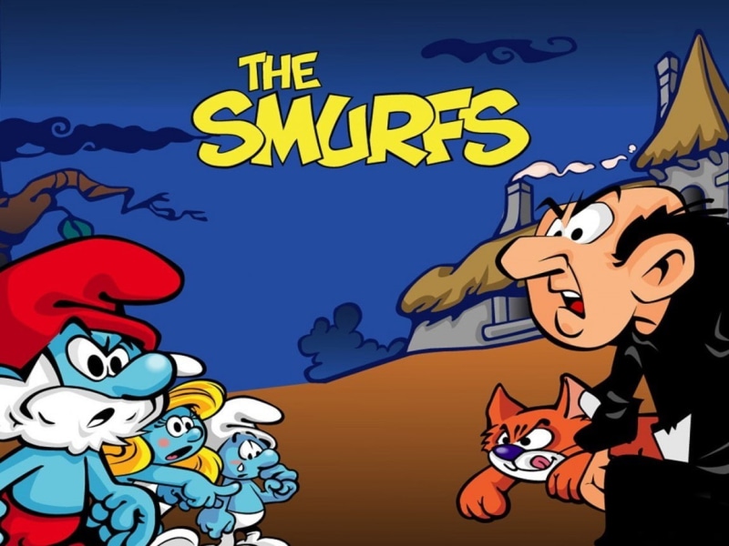 teenager, activity, people, food and drink, sky, nature, Gargamel, sign, mammal, cartoon, night, adult, moon, food, emotion, women, 480P, smurfs, communication