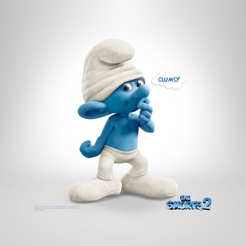 clumsy, 1080P, The Smurfs 2, smurfs, poster