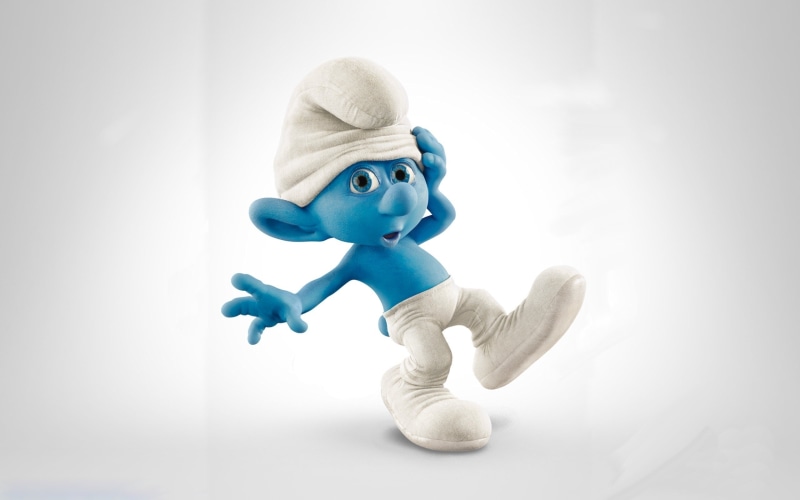 cartoon, smurf, 2K