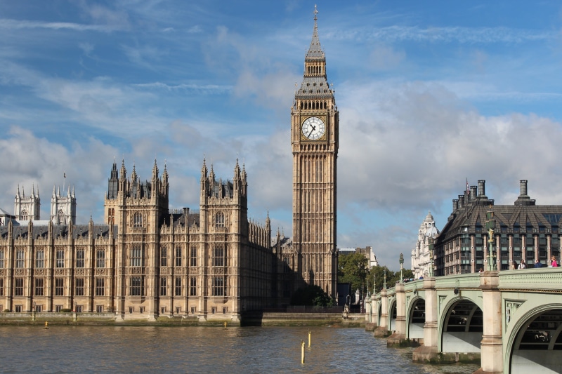 architecture, arch bridge, united kingdom, nature, big, building exterior, Big Ben, england, clock, clock tower, 5K, cloud - sky, built structure, building